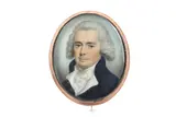 Untitled by Thomas Hazlehurst, Watercolour on ivory Gold frame with bright-cut border and broach mount Oval, offered Mar 2020
