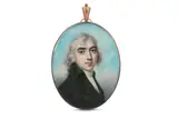 Untitled by William Armfield Hobday, Watercolour on ivory Gold frame Oval, offered Mar 2020