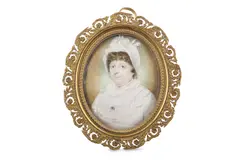 Untitled by Charles Jagger, Watercolour on ivory Gold pierced scrolling frame Oval, offered Mar 2020