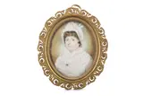 Untitled by Charles Jagger, Watercolour on ivory Gold pierced scrolling frame Oval, offered Mar 2020