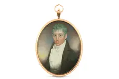 JUNIOR (BRITISH c.1757 d. after 1831) by Peter Paillou, Watercolour on ivory Gold frame Oval, offered Mar 2020