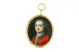 Untitled by Thomas Frye, Watercolour on card Gold frame Oval, offered Mar 2020