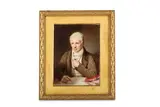 Untitled by John Comerford, Watercolour on ivory Gilt-brass frame with running husk and berry decoration Rectangular, offered Mar 2020
