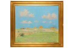 Untitled by Bendix Pedersen, oil on canvas, offered Mar 2020