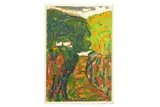 Untitled by Harald Marenholtz, oil on board, offered Mar 2020