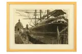 Cutty Sark signed A Dyson, lower left pen and ink and monochrome wash 25 x 38 cm (10 x 14 3/4 in) Provenance: Bankside Gallery, London, 2007 by Anthony Dyson, ink and monochrome, offered Mar 2020