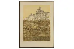 Untitled by Richard Beer, etching, offered Mar 2020