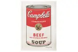 Campbell’s Soup by Andy Warhol, Lithograph print Edition of, offered Mar 2020
