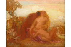 Untitled by William Shackleton, oil on board, offered Mar 2020