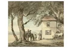 Untitled by Thomas Rowlandson, ink and watercolour, offered Mar 2020