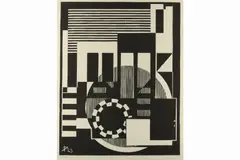 Untitled by Jozef Peeters, woodcut, offered Mar 2020