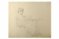 Untitled by Eduard Bendemann, pencil, offered Mar 2020