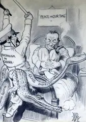 Peace in our time by Edward Tennyson Reid, pencil, sold Apr 2017