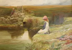 Untitled by Charlie Potter, oil on canvas, sold Apr 2017