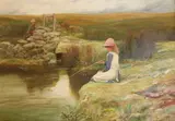 Untitled by Charlie Potter, oil on canvas, sold Apr 2017