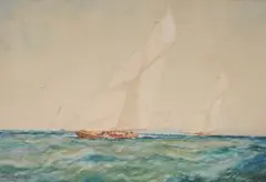 White Wings by William Minshall Birchall, 1928, watercolour, sold Mar 2017