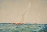 White Wings by William Minshall Birchall, 1928, watercolour, sold Mar 2017