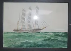 On the Wings of the Wind by William Minshall Birchall, 1929, watercolour, sold Mar 2017