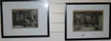 Interior scenes by Robert Bryden, 1906, pencil, offered Mar 2017