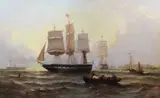 Untitled by William Calcott Knell, oil on canvas, sold Mar 2017