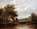 5in by Joseph Thors, oil on wood, sold Mar 2017