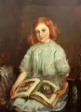 Untitled by John Hanson Walker, oil on canvas, sold Mar 2017