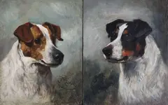 One dated by John Emms, oil, sold Mar 2017
