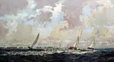 Untitled by Keith Shackleton, oil on panel, sold Mar 2017