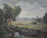 Untitled by Ethelbert White, oil on canvas, sold Mar 2017