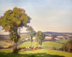 Untitled by Augustus William Enness, oil on canvas, sold Mar 2017