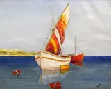 Untitled by Cecil Rochfort D'Oyly-John, oil on canvas, sold Mar 2017