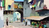 Untitled by Cecil Rochfort D'Oyly-John, oil on board, sold Mar 2017