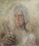 Untitled by Stanislao Lepri, oil on canvas, sold Mar 2017