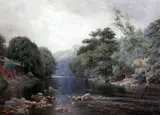 Untitled by Harold Sutton Palmer, watercolor, sold Mar 2017