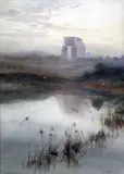 Untitled by Charles Whymper, watercolor, sold Mar 2017