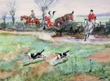 A Nasty Spill'signed7.5 x 10in by George Derville Rowlandson, watercolour, sold Mar 2017