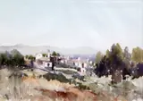 Torremolinos'signed in pencil, Taylor Gallery label verso10.5 x 14.5in by Edward Seago, watercolour, sold Mar 2017
