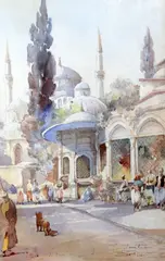 Untitled by J Pavlikevitch, pencil and watercolourView, sold Mar 2017