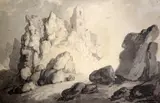 Cornwallpurchased from The Rowlandson Sale at Sotheby's June 182811 x 17in by Thomas Rowlandson, ink and washRoche, sold Mar 2017