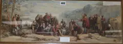 The Covenanters'monogrammed23 x 64cm by Charles Cattermole, watercolour, sold Mar 2017
