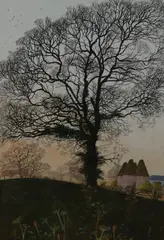 Autumn Oasts' (Sussex) by Paul Evans, watercolour and gouache, sold Mar 2017