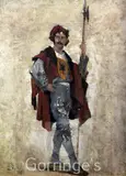 Study of a Prussian Halbadier by Frank Myers Boggs, oil on board, sold Mar 2016