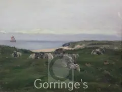 Hayle Downs by Algernon Talmage, oil on canvas, sold Mar 2016
