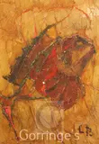 Untitled by Leopoldo Richter, oil on card, sold Mar 2016