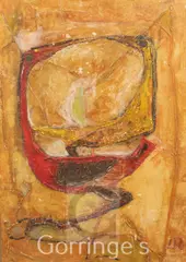 Untitled by Leopoldo Richter, oil on card, sold Mar 2016