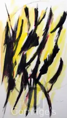 Untitled by William Gear, mixed media, sold Mar 2016