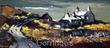 Merioneth Farm by Charles Wyatt Warren, oil on board, sold Mar 2016