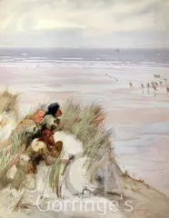 When Might Was Right by Charles Sim Mottram, watercolour, sold Mar 2016
