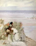 When Might Was Right by Charles Sim Mottram, watercolour, sold Mar 2016