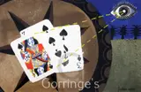 Cards and eye, (Glyndebourne Opera Queen of Spades) by Mary Fedden, 1995, watercolour and gouache, sold Mar 2016